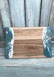 Ocean Shimmer 12" x 18" Artisan Wood Board