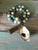 Guilded Oyster Shell Decorative Beads