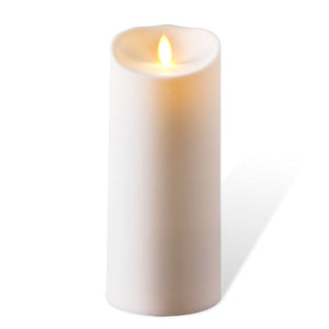 Luminara Unscented Outdoor Pillar Candle - 9 in