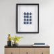 Genuine Sea Urchin Coastal Wall Decor Shadowbox, Blue