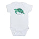 Key West Sea Turtle Blue Onesie - 6 months