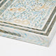Palawan Flower Design Mother of Pearl Tray Set