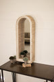 Wood Arched Framed Mirror Enclave