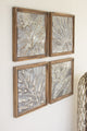 Tropical Pressed Metal Wall Tiles (Set of Four)