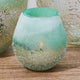Frosted Votive Seafoam Candle Holder