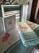 Embroidered Flamingos Table Runner