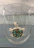Turtle Stemless Glass