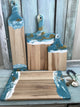 Ocean Shimmer 5" x 24" Artisan Wood Board