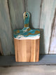 Ocean Shimmer 10" x 20" Artisan Wood Board