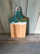 Ocean Shimmer 7" x 14" Artisan Wood Board