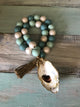 Guilded Oyster Beads - Turquoise Coastline