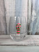 Flip-Flop Jeweled Stemless Glass