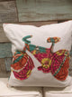 Patchwork Key West Bicycle PIllow