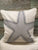 Embroidered Starfish Pillow