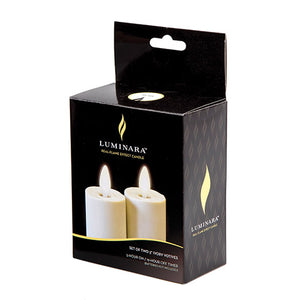 Luminara® Flameless Candle - Votive - Ivory - 3 in - 2 pieces