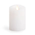 Luminara - Unscented White Wax 360 Pillar - 4 in