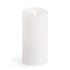 Luminara Unscented White Wax 360 Pillar - 6 in