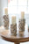 Oyster Shell Pillar Candle Holder - Set of Three