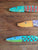 Recycled Wood Island Art Fish - Set of Four