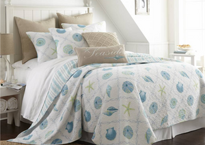 Quilted Bedding Ensemble - Marine Dreaming