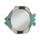Rustic Wood Wall Fish Mirror
