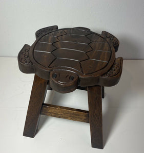 Turtle Wood Stool