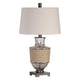 Mercury Glass and Rope Accented Table Lamp